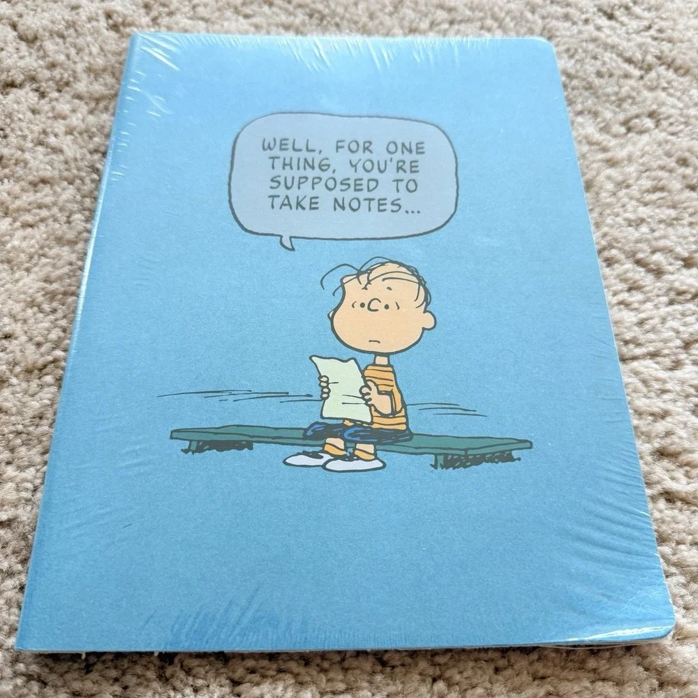 Moleskine Peanuts Limited Edition Journal Linus Take Notes Ruled Large Sealed